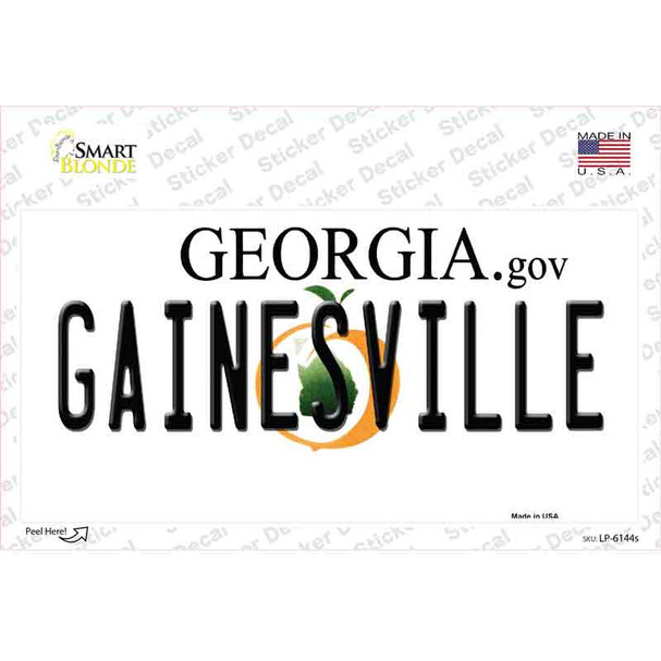 Gainesville Georgia Novelty Sticker Decal