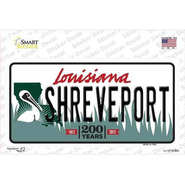 Shreveport Louisiana Novelty Sticker Decal