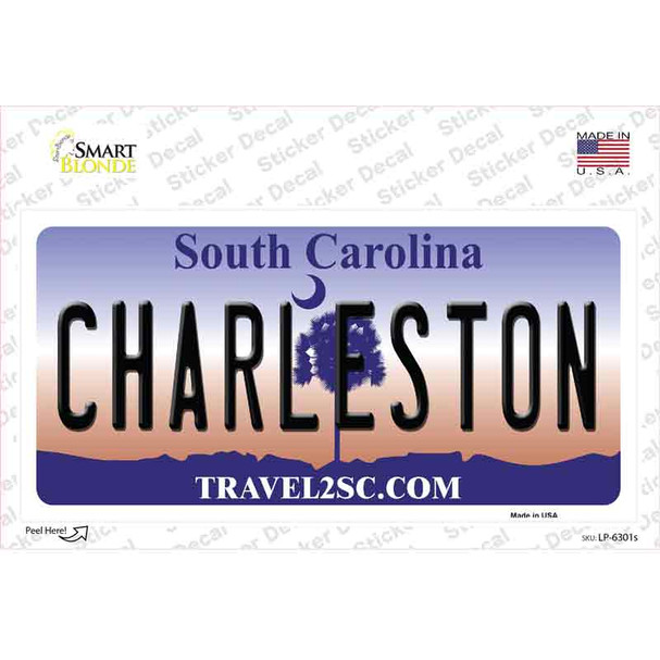 Charleston South Carolina Novelty Sticker Decal