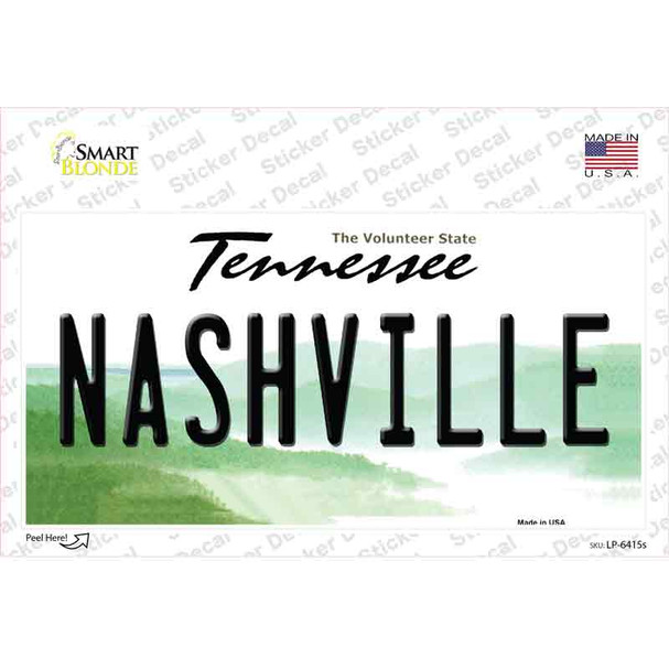 Nashville Tennessee Novelty Sticker Decal