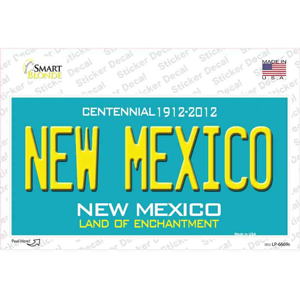 New Mexico Novelty Sticker Decal