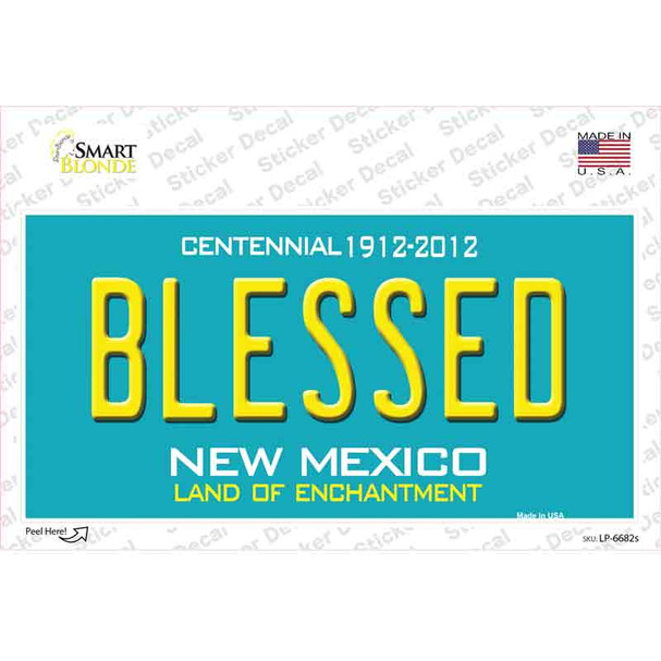 Blessed New Mexico Novelty Sticker Decal