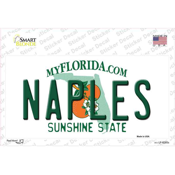 Naples Florida Novelty Sticker Decal