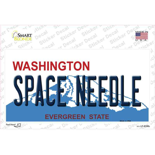 Space Needle Washington Novelty Sticker Decal