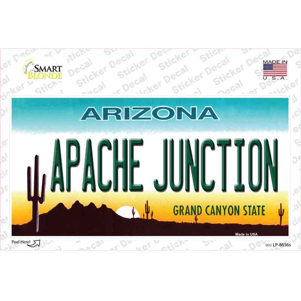 Apache Junction Arizona Novelty Sticker Decal