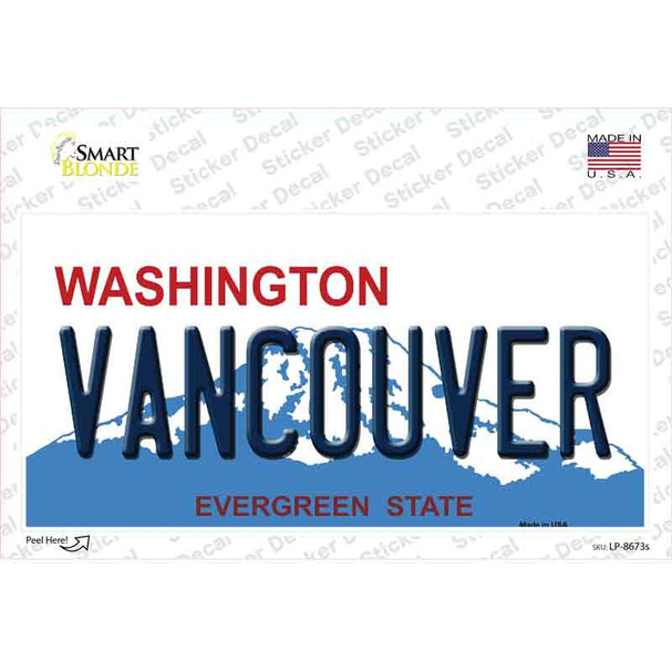 Vancouver Washington Novelty Sticker Decal