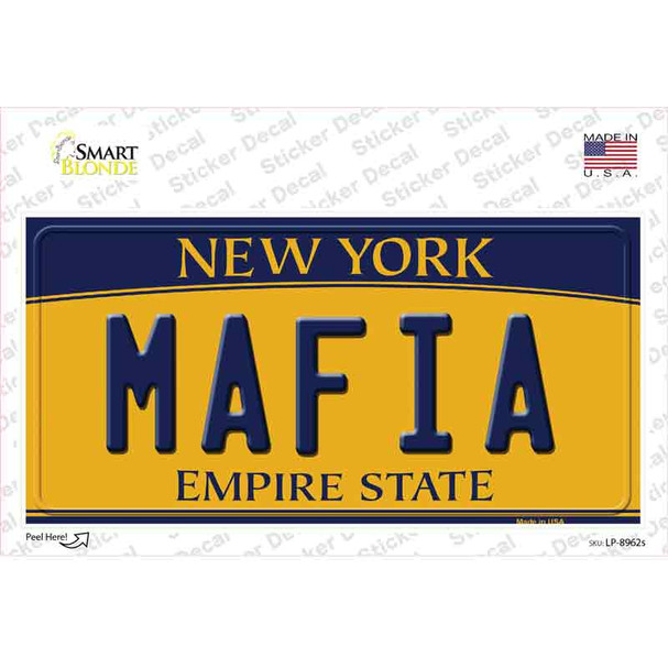 Mafia New York Novelty Sticker Decal