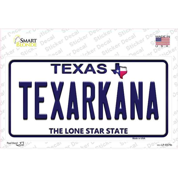 Texarkana Texas Novelty Sticker Decal