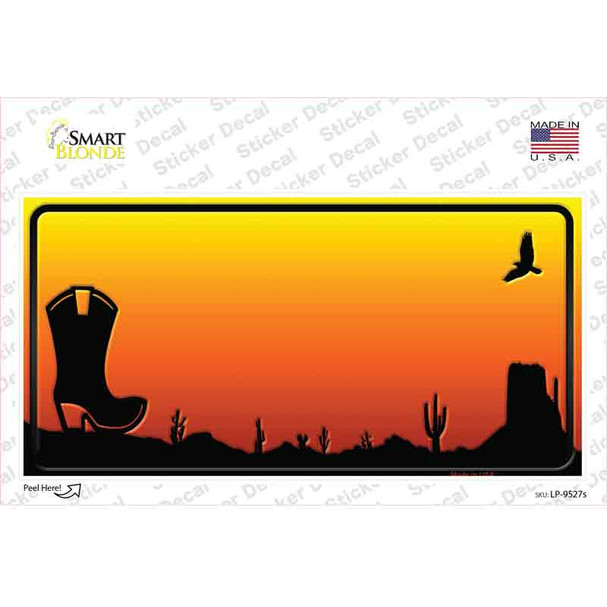Boot Blank Scenic Novelty Sticker Decal