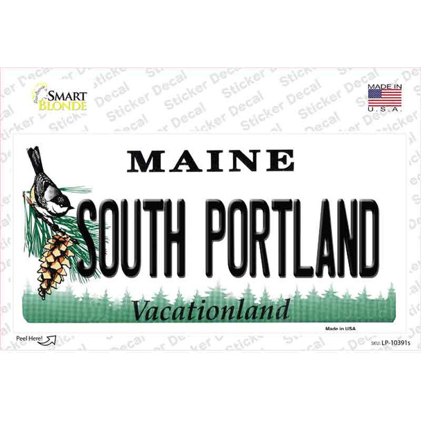 South Portland Maine Novelty Sticker Decal