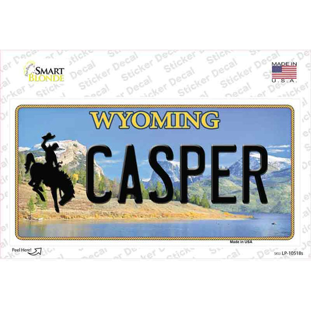 Casper Wyoming Novelty Sticker Decal