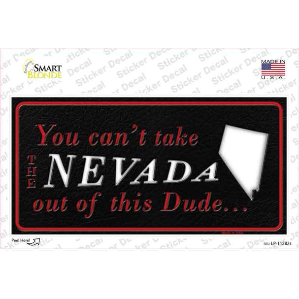 Nevada Dude Novelty Sticker Decal