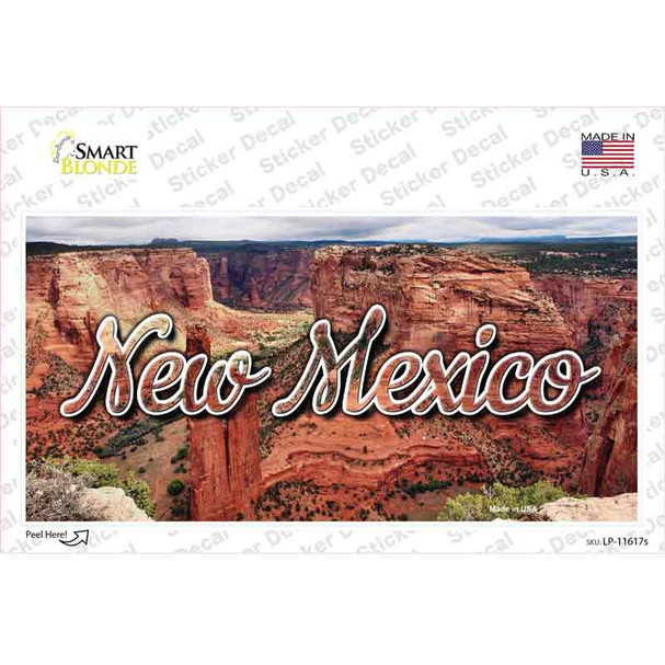 New Mexico Red Canyon State Novelty Sticker Decal