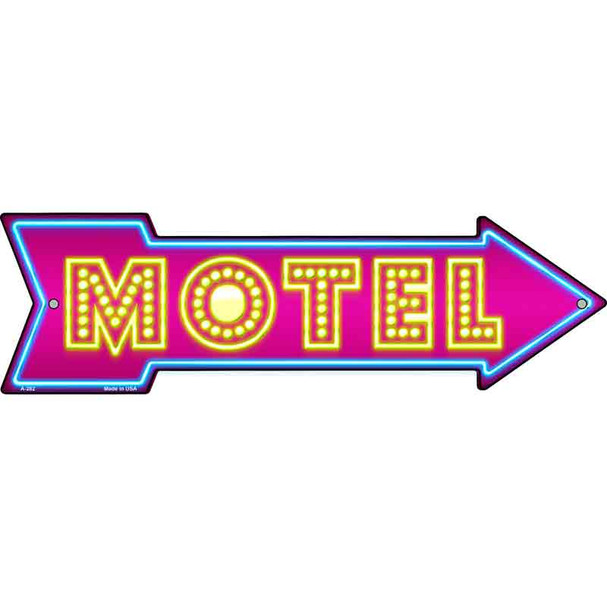 Motel Novelty Metal Arrow Sign