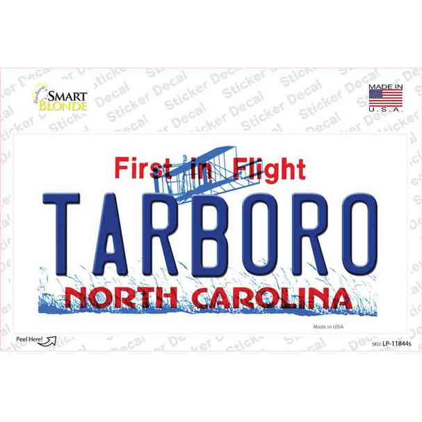 Tarboro North Carolina Novelty Sticker Decal