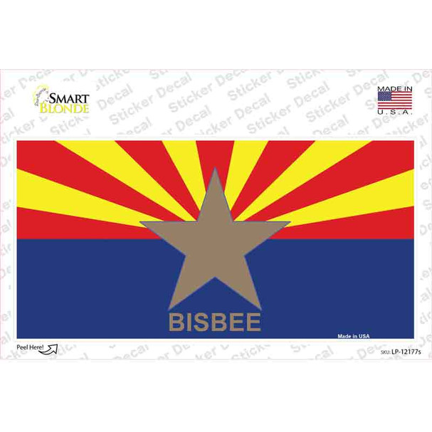 Bisbee Arizona Flag Novelty Sticker Decal