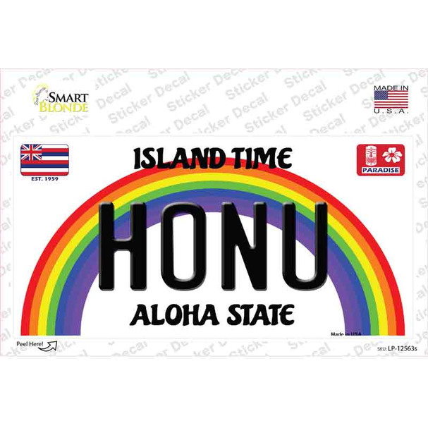 Honu Hawaii Novelty Sticker Decal