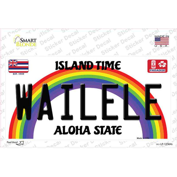 Wailele Hawaii Novelty Sticker Decal