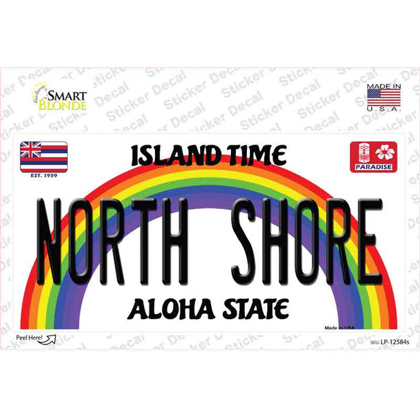 North Shore Hawaii Novelty Sticker Decal
