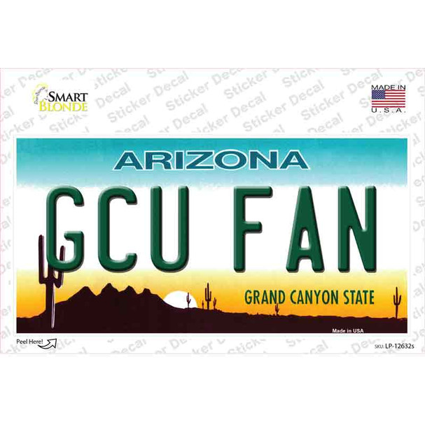 Grand Canyon Univ Fan Novelty Sticker Decal