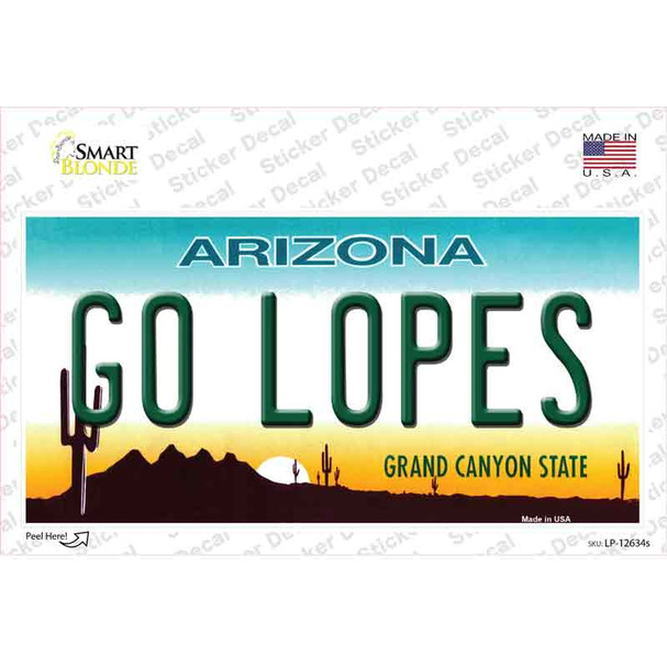 Go Lopes Novelty Sticker Decal