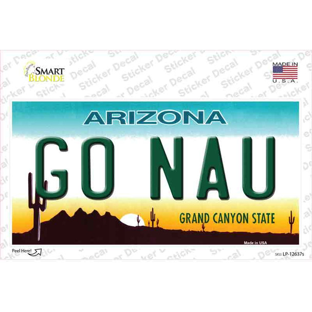Go Northern Arizona Univ Novelty Sticker Decal