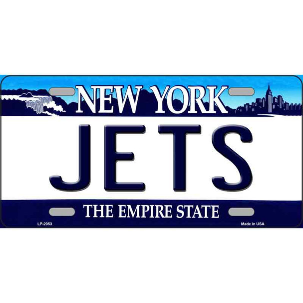 New York Yankees New York State Background Novelty Metal License Plate