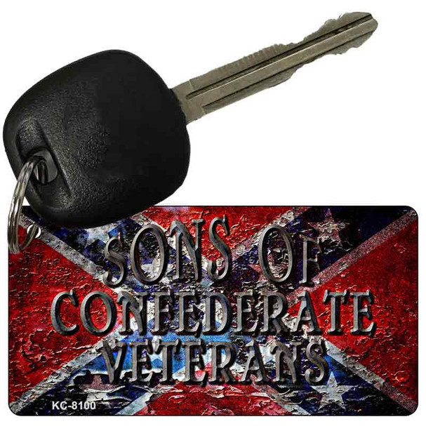 Sons Of Confederate Veterans Novelty Aluminum Key Chain KC-8100