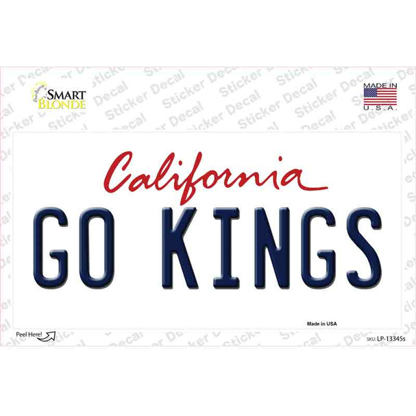 Go Kings Novelty Sticker Decal