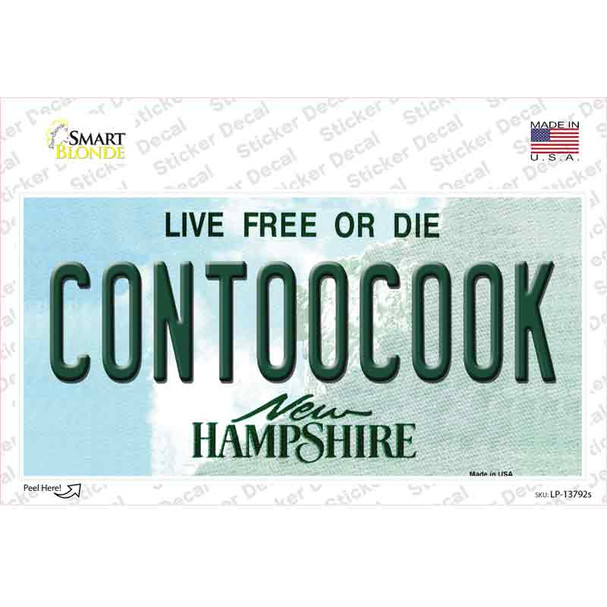 Contoocook New Hampshire Novelty Sticker Decal