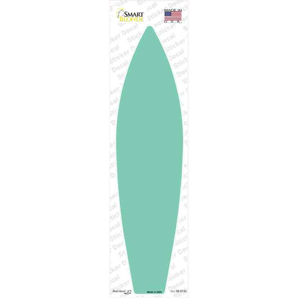 Mint Solid Novelty Surfboard Sticker Decal
