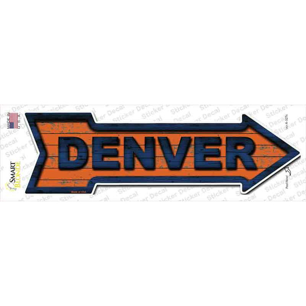 Denver Novelty Arrow Sticker Decal