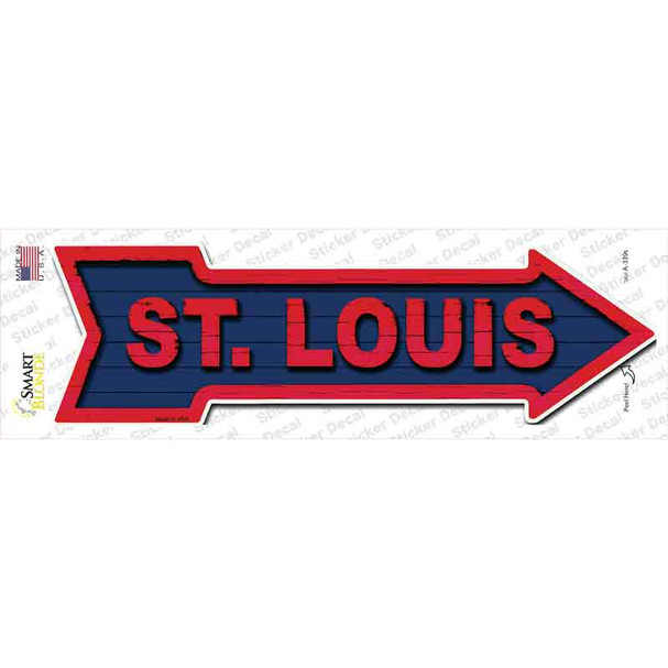 St Louis Novelty Arrow Sticker Decal