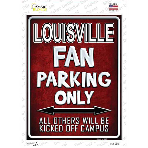 Louisville Novelty Rectangle Sticker Decal