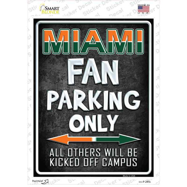 Miami Novelty Rectangle Sticker Decal