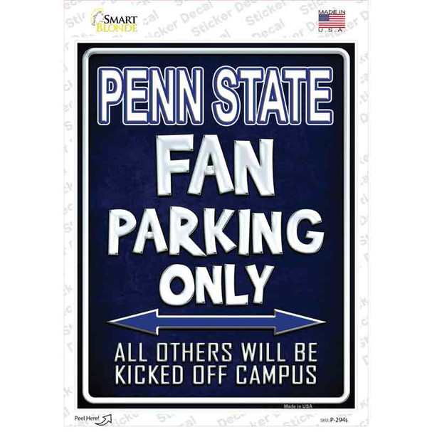Penn State Novelty Rectangle Sticker Decal