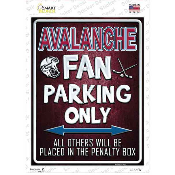 Avalanche Novelty Rectangle Sticker Decal