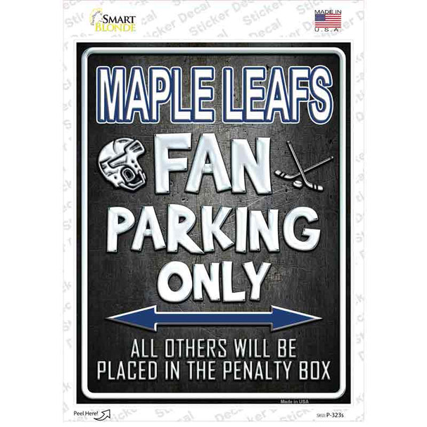 Maple Leafs Novelty Rectangle Sticker Decal
