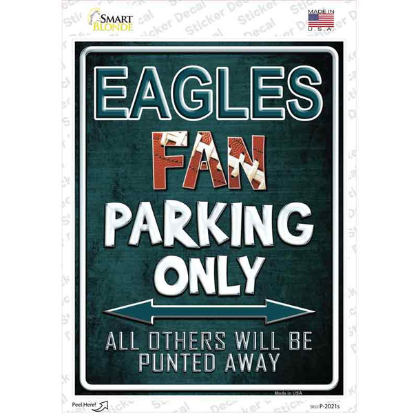 Eagles Novelty Rectangle Sticker Decal