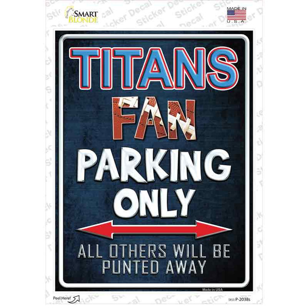 Titans Novelty Rectangle Sticker Decal