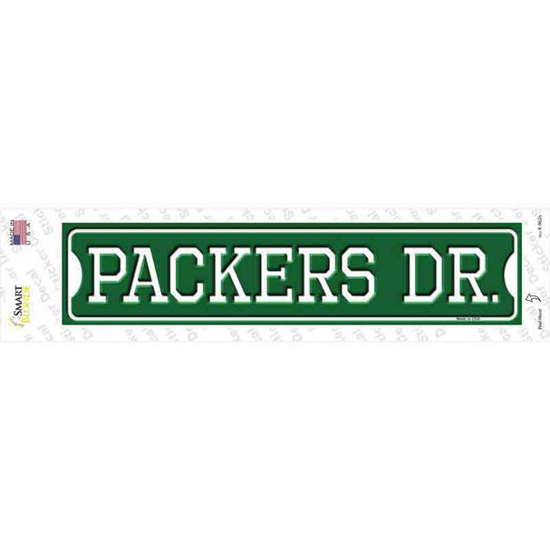 Packers Dr Novelty Narrow Sticker Decal