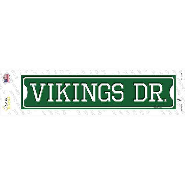 Vikings Dr Novelty Narrow Sticker Decal