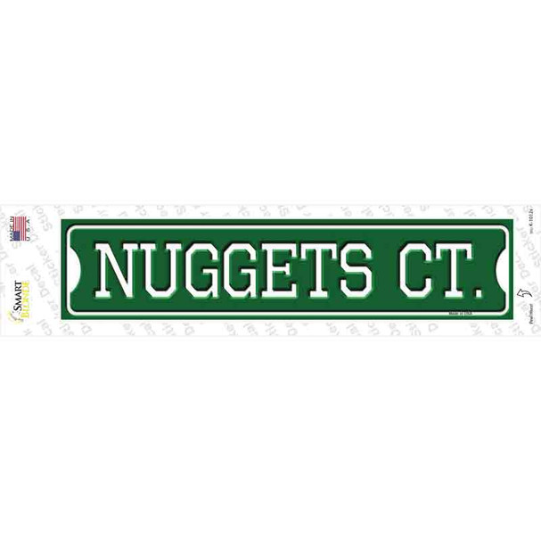 Nuggets Ct Novelty Narrow Sticker Decal