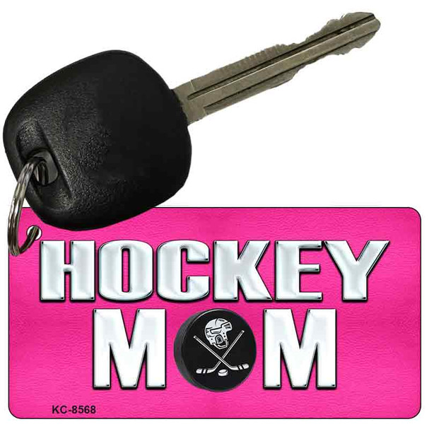 Hockey Mom Novelty Metal Key Chain KC-8568