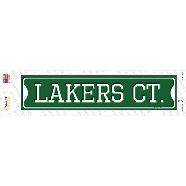 Lakers Ct Novelty Narrow Sticker Decal