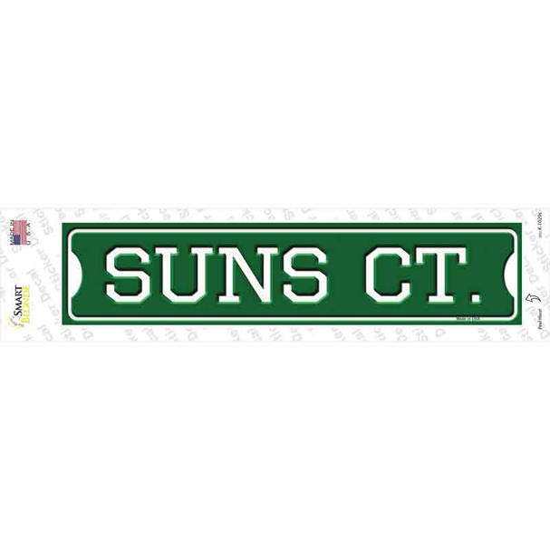 Suns Ct Novelty Narrow Sticker Decal