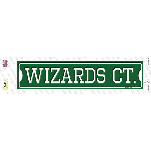 Wizards Ct Novelty Narrow Sticker Decal