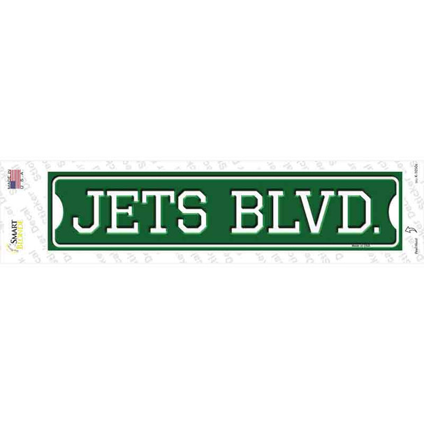 Jets Blvd Novelty Narrow Sticker Decal