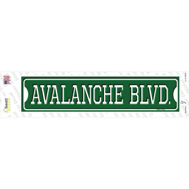 Avalanche Blvd Novelty Narrow Sticker Decal