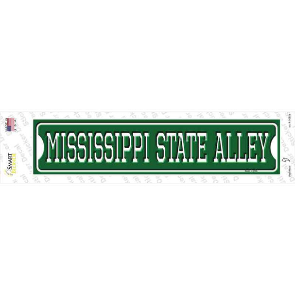 Mississippi State Alley Novelty Narrow Sticker Decal